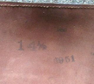 Antique U.  S.  Military leather puttees gaiters 4