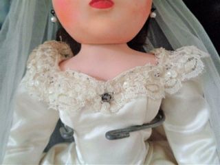 Vintage 1950s Madame Alexander CISSY BRIDE Doll 20 