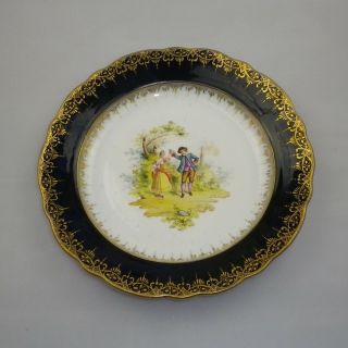 Antique Dresden Plate Hand Painted