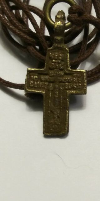 ANTIQUE RELIGIOUS AUTHENTIC VIKING ERA CROSS PENDANT ANCIENT ARTIFACT NECKLACE 4