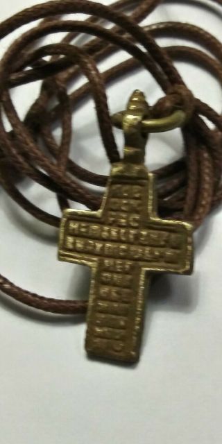 ANTIQUE RELIGIOUS AUTHENTIC VIKING ERA CROSS PENDANT ANCIENT ARTIFACT NECKLACE 7