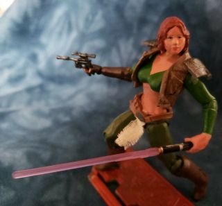 Star Wars Custom KOTOR Ancient Female Jedi Mira w/ Hanharr the Wookie by Rundown 3