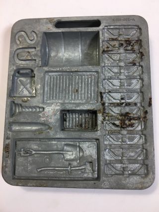 1965 Mattel Thingmaker US Army Soldier And Equipment Six Piece Mold Set 8