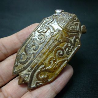 Exquisite Chinese jade carving by hand 047 3