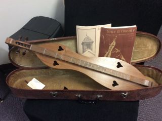 Vintage 1971 Early Mcspadden Mountain Dulcimer With Case