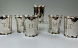 Set of 6 International Sterling Silver 3 - 7/8 