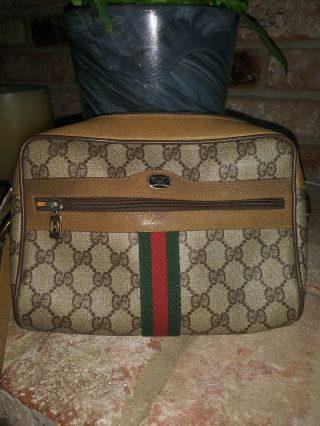 Vintage 1980s Gucci Ophidia Supreme Shoulder Camera Bag