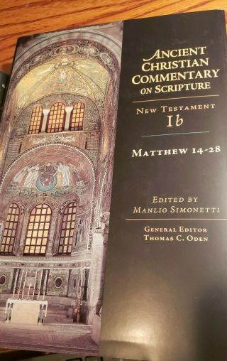 Ancient Christian Commentary On Scripture: Matthew 2 Volumes - 1a & 1b