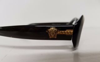 Vintage GIANNI VERSACE Square Plastic Rxable Frames Mod311 Made in Ital 2