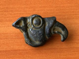 Ancient Scythian Lead Zoomorphic Amulet Pendant Circa 700 - 400 Bc Very Rare