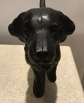 Antique vintage cast iron Setter Spainal Pointer dog Hubley (?) 2