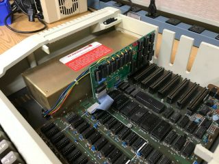 Vintage Apple II,  Computer A2S1048 w/ 16k RAM card 5