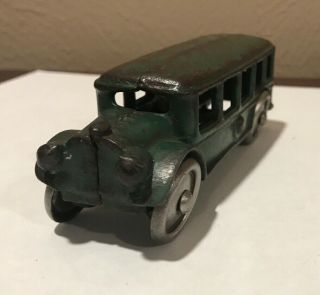 Vintage A.  C.  Williams 4 7/8” Cast Iron Fageol Bus,  Green