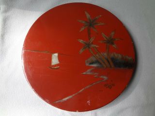 Vintage Japanese Sweetmeat Set with Lacquer Box 5