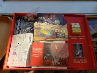 VINTAGE COLLECTIBLE RARE GILBERT ERECTOR SET 4 10354 W INSTRUCT 2