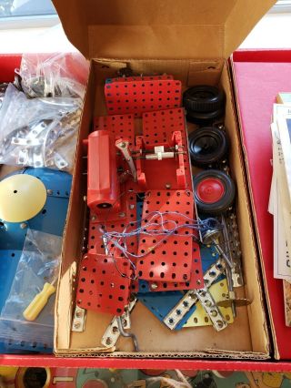 VINTAGE COLLECTIBLE RARE GILBERT ERECTOR SET 4 10354 W INSTRUCT 7