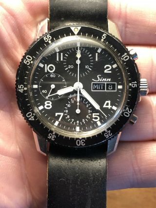 Vintage Sinn 103 Swiss Chronograph Watch