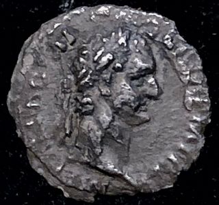 Domitian 85ad Ancient Roman Silver Quinarius Victory 0.  9g