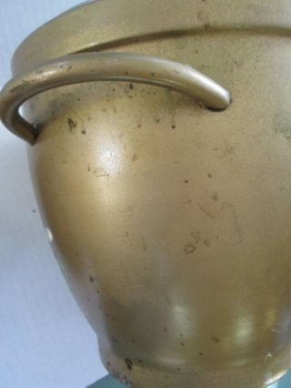 Antique Ice Bucket with Lid,  Toleware,  Pilgrim Art,  Hand Decorated Tole 5