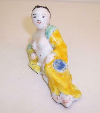 Vintage Snuff Bottle Ceramic Nude/erotic Oriental Female Chinese/japanese
