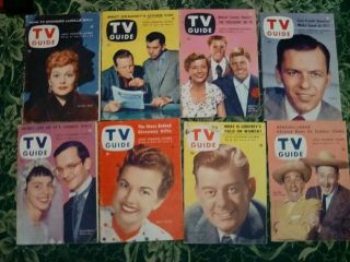 Vintage TV Guides.  All of the issues from Jan.  7 1954 through Dec.  21 1954, . 3