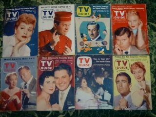 Vintage TV Guides.  All of the issues from Jan.  7 1954 through Dec.  21 1954, . 6