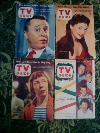 Vintage TV Guides.  All of the issues from Jan.  7 1954 through Dec.  21 1954, . 7