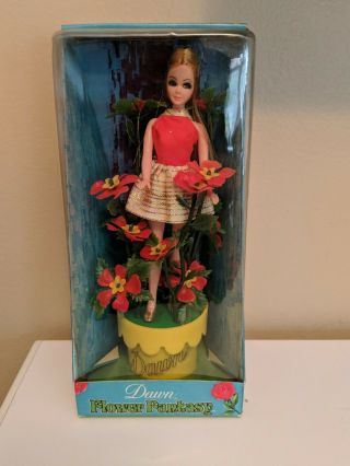 Vintage Topper Dawn Doll Flower Fantasy Mib Nrfb Groovy