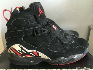 Vintage Air Jordan 8s with orginial box size 10.  5 5