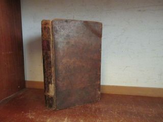 Old Grecian History Leather Book 1817 Ancient Greece Athens Sparta Greek War,