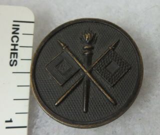 Ww1 Us Army Signal Corps Collar Disk Insignia Vintage