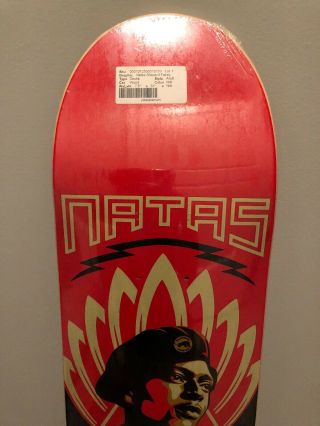 Vintage Designarium Natas Deck NOS Art By Obey Shepard Fairey Limited Ed Rare 2