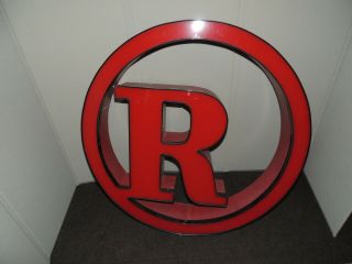Vintage Radio Shack Building Sign R Channel Letter