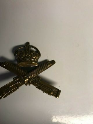 Ww1 Canadian Machine Gun Brigade Hat Badge