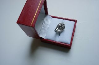 Custom,  Antique Platinum and Diamond Ring 5