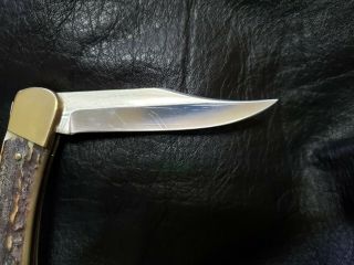 1979 VINTAGE PUMA PRINCE KNIFE,  MODEL 910,  GNARLY STAG HANDLE 4