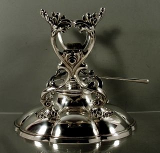 Howard Co.  Sterling Tea Set Kettle & Stand 1907 - 62 Ounces 5