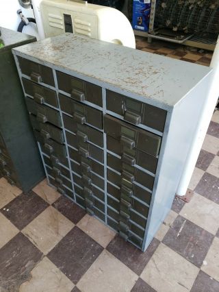 Vintage Steelmaster Metal File Cabinet Apothecary lyon dornan non wood 27 Drawer 2