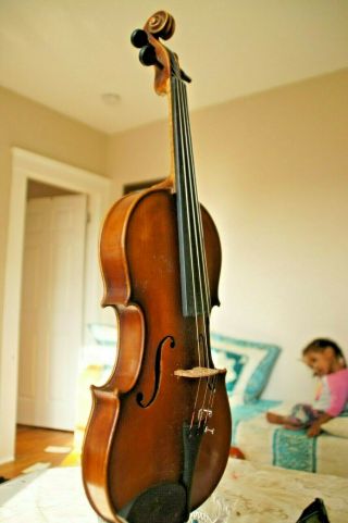 No label Stainer Old Antique Vintage Violin violin 4/4 Fiddle Geige 7