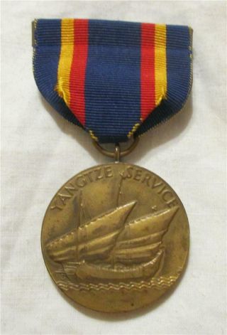 U.  S.  Navy Yangtze China Service Medal - Numbered