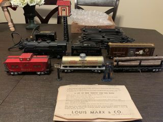 Vintage Louis Marx Electrical Train Set.