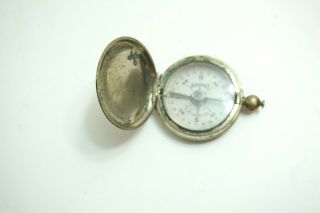 Vintage 1915 Wwi Era Aurapole Compass In A Pocket Watch Style Case