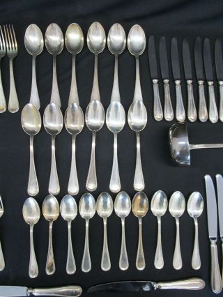Vintage Sterling Silver.  925 Flatware / Silverware 65pcs Spoons Forks 3