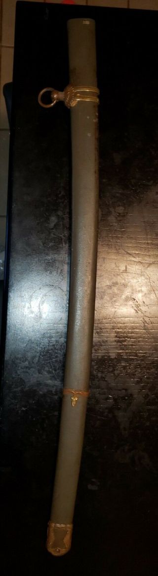 Wwii Japanese Army Officer Sword ☆ Scabbard☆ Shin Gunto Old Antique