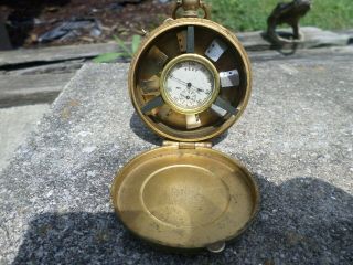 Vintage Keuffel & Esser Wind Meter Anemometer Pocket Coal Miner Made In England