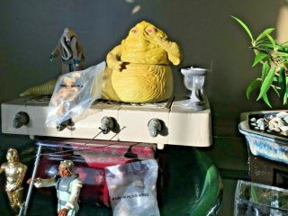Vintage Star Wars.  Jabba the Hutt.  Complete Nikto & C - 3PO.  2 AFA Figures 4