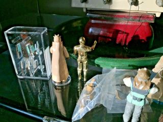 Vintage Star Wars.  Jabba the Hutt.  Complete Nikto & C - 3PO.  2 AFA Figures 5