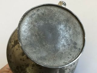 Antique Pewter Teapot 6