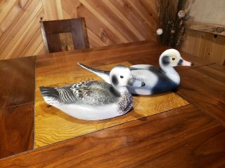 Oldsquaw Duck Decoy Rigmate Pair Wildfowl Art Hunting Duck Decoy Casey Edwards