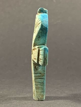 ANCIENT EGYPTIAN FAIENCE KEY OF LIFE W/ HIGH DETAILING CIRCA 770 - 330BC 5